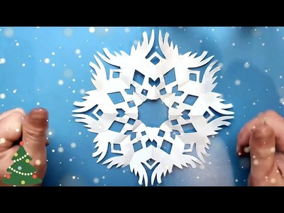 MAKE IT Christmas craft ideas How to cut paper snowflakes Snowflake paper✅❄