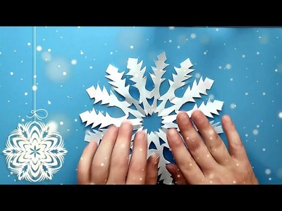 MAKE IT Paper snowflake tutorial Christmas craft ideas BEAUTIFUL SNOWFLAKE paper mini snowflakes✅❄