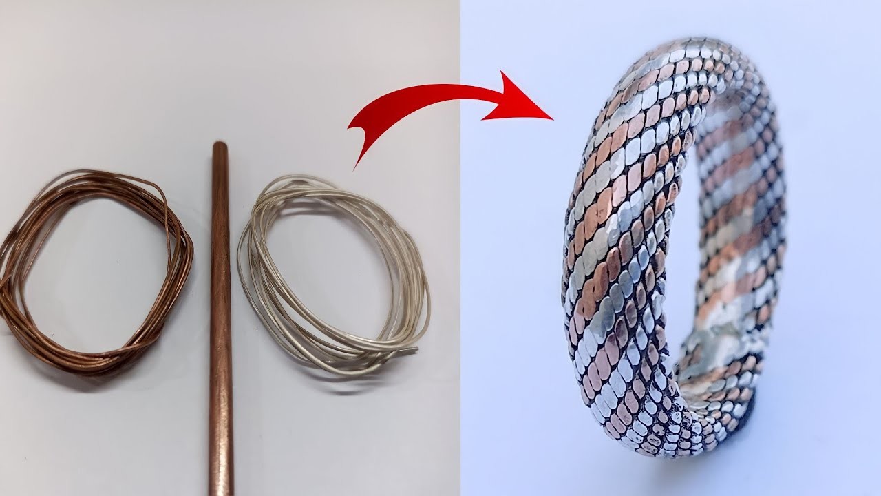 Making a ring from copper and silver wire || How it's made. jewellery making. gold Smith Luke