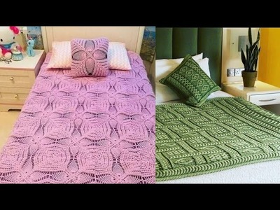 New Crochet Bedsheets Pattern Ideas Crochet Designs Patterns For Bedsheet #crochet #pattern #viral