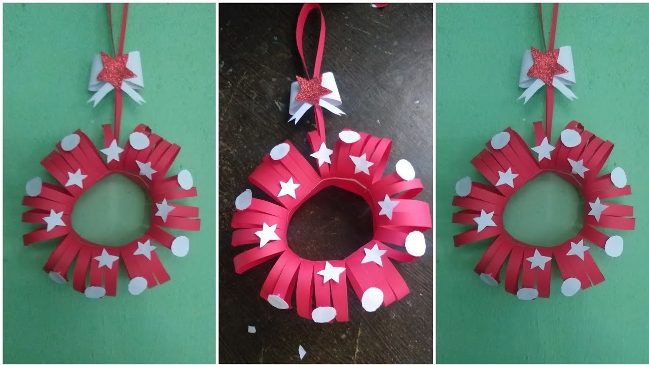 Paper Crafts For School.Paper Craft.Christmas decoration Ideas.Christmas Craft.Unique Ideas