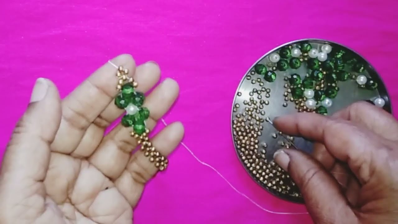 Pearl Necklace Making. Jewellery Making. Jewellery designs. Moti ka Mala #myhomecrafts