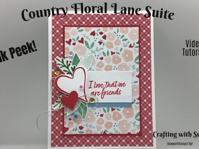 Sneak Peek of Country Lane Floral Suite from Stampin Up!