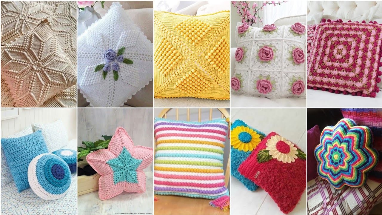 Top 100+ beautiful crochet cushion pattern  new design 2023 | latest crochet cushion pattern 2023