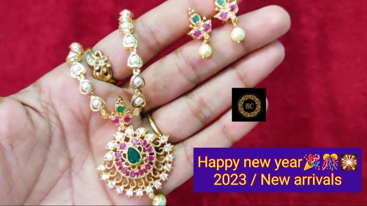 Trendy jewelry collections. Happy new year 2023.#onlinepayment  #impon #microgold #trending