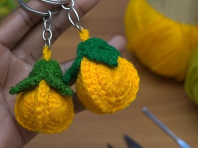 Wonderful????Carambola fruit keychain idea.Harika Carambola meyveli anahtarlık fikri.knitting crochet