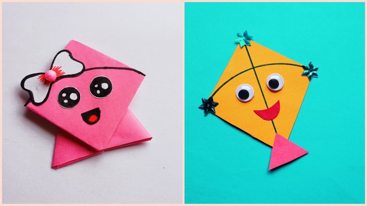 2 cute paper kite making idea for Makar Sankranti, Paper kite, Makar ...