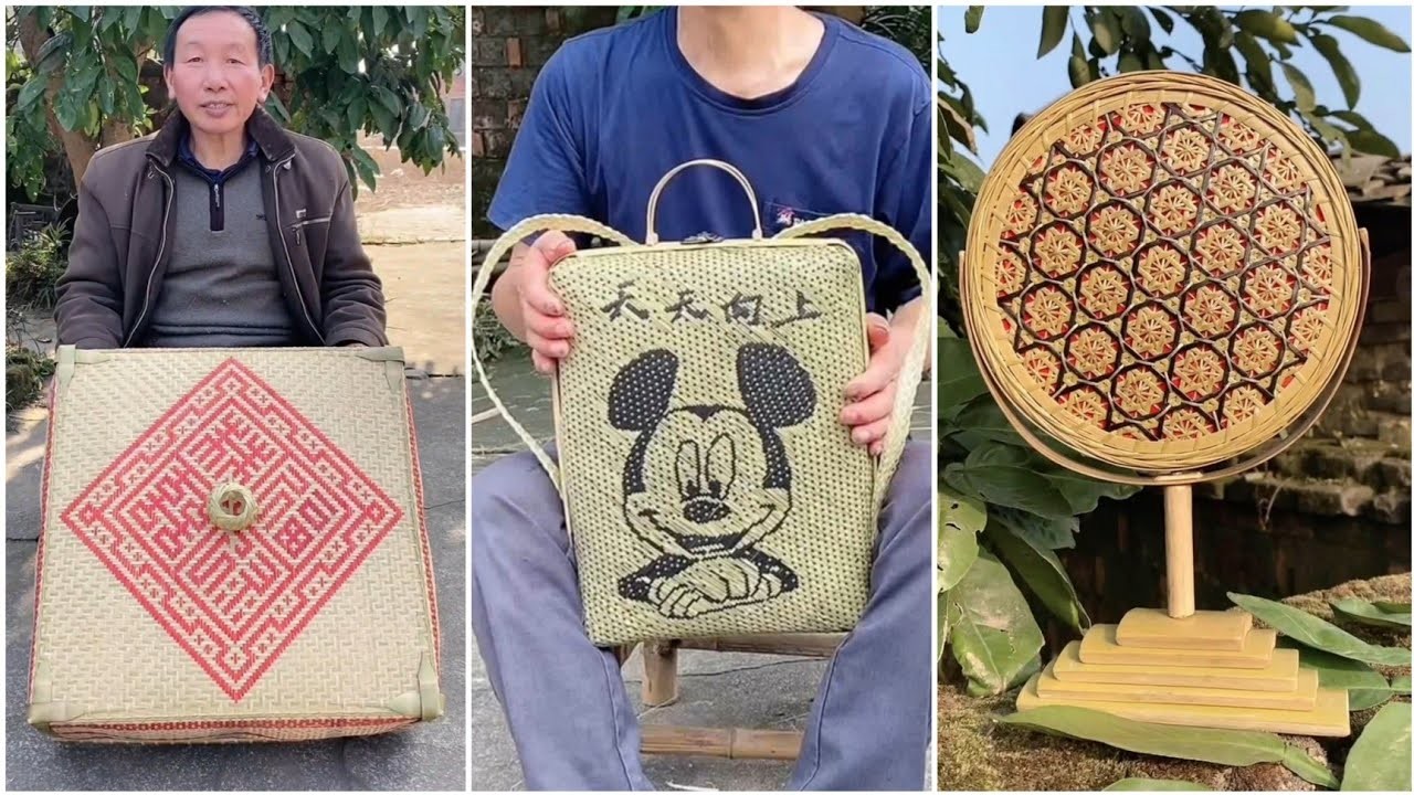 Bamboo Crafts - Awesome bamboo craft making 2023 - How to make wonderful crafts from bamboo Part 49