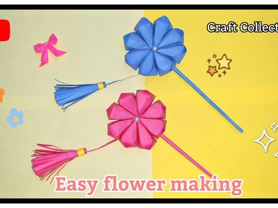 DIY  flower making|| easy flower making ????|| craft collection||