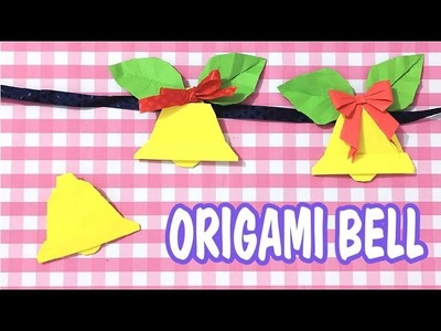 DIY: How to Make Easy Origami Christmas Bell Tutorial