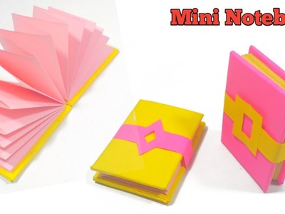 DIY Mini Notebook With Hard Cover | How to make Mini notebook | Origami Notebook