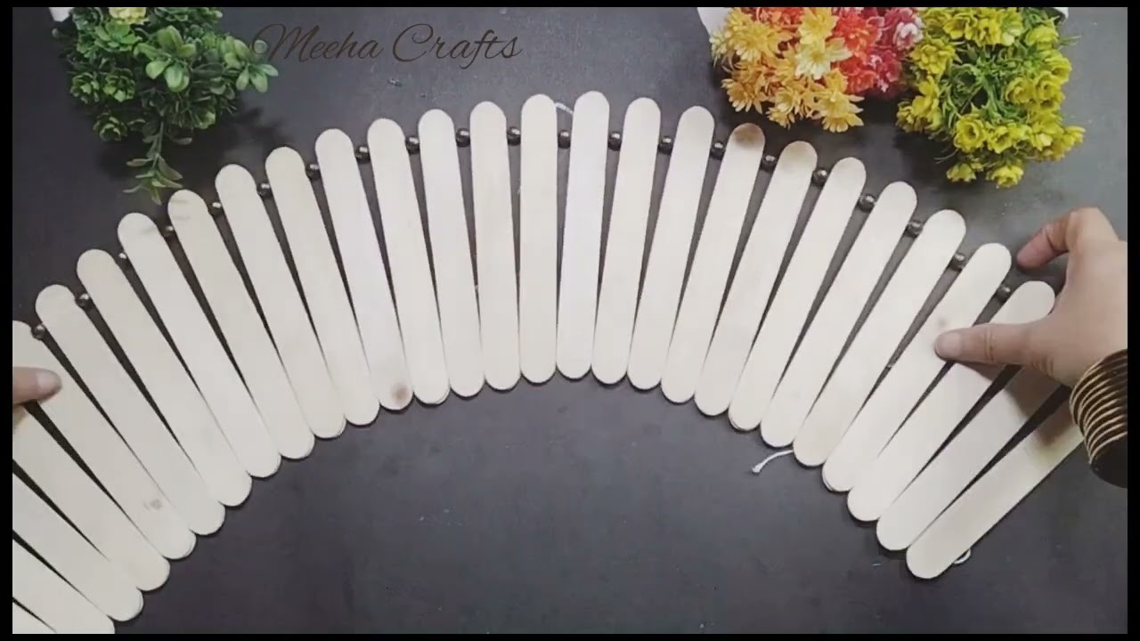 DIY Popsicle Sticks Basket making idea | Home decor | Ice cream sticks craft idea | Popsicle basket