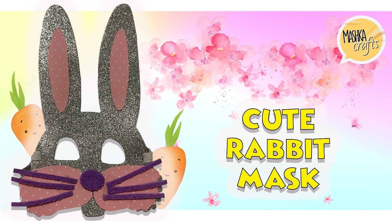Easy Rabbit Cute Mask DIY - Kids Craft Ideas