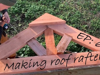 Homestead Life | Clay Barn Revovation: Making Roof Rafters