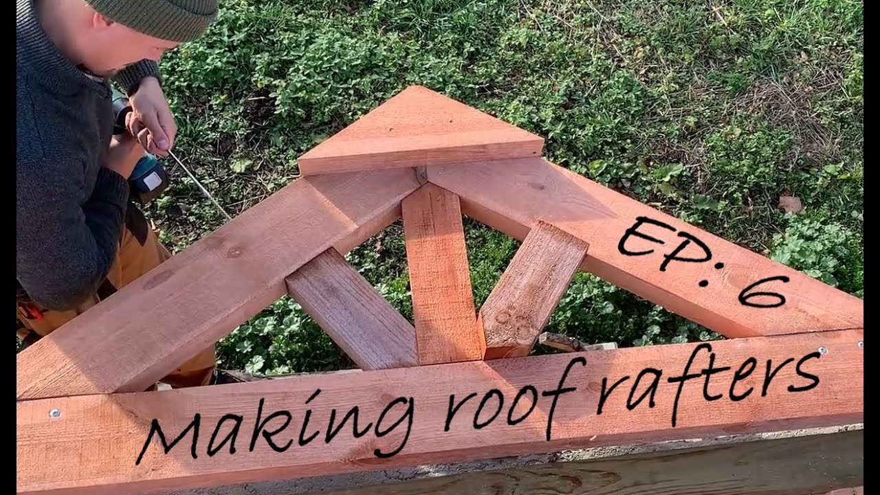 Homestead Life | Clay Barn Revovation: Making Roof Rafters