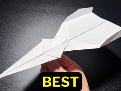 How to make a Paper Airplane - World’s Best Paper Plane rocket | Papierflieger falten