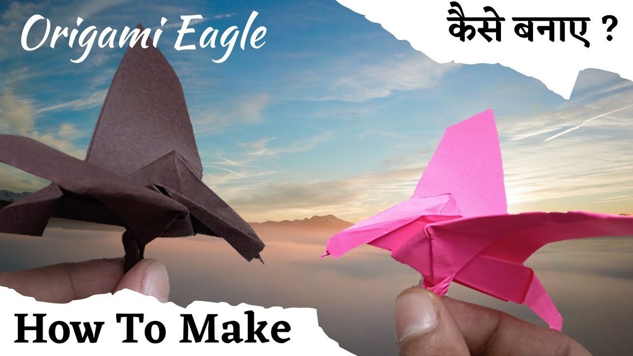 How to make origami eagle. origami paper bird making