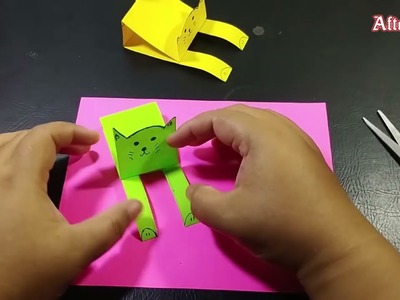 How To Make Origami Paper Cat - Origami Animal - Afta Craft