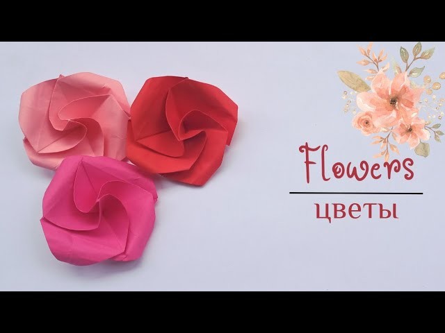 How To Make Paper Flowers (Fumiaki Shingu) - Origami