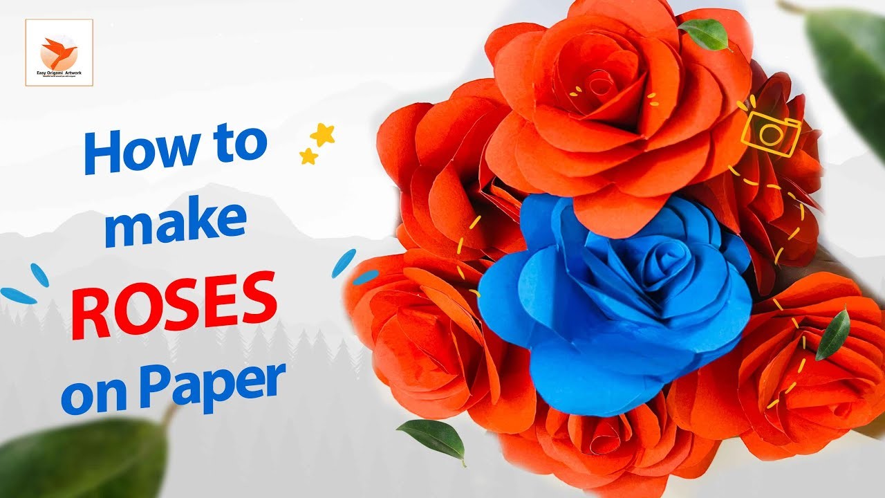 how-to-make-rose-flower-with-paper-how-to-make-origami-rose-flower