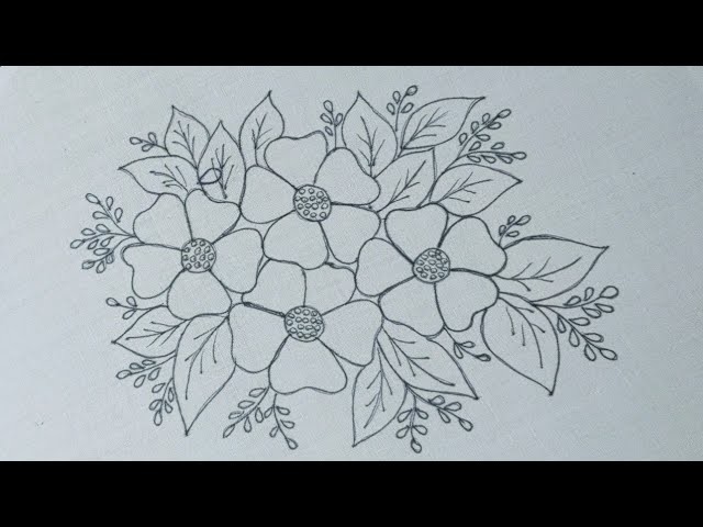 Impressive hand embroidery: Hand embroidery using beads, Floral design hand embroidery