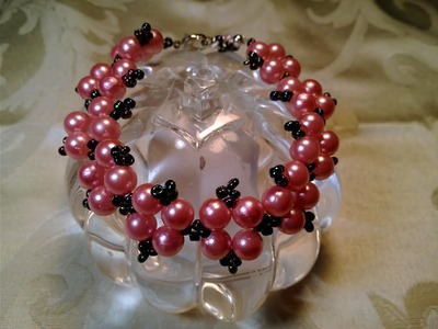 JJ's: HOW TO MAKE A BEAUTIFUL PINK PEARL BRACELET. 