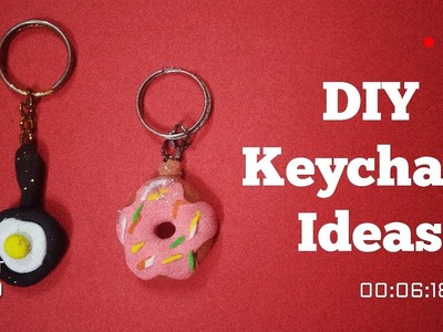 Keychain ideas with clay | DIY keychain ideas @funwithsk3455