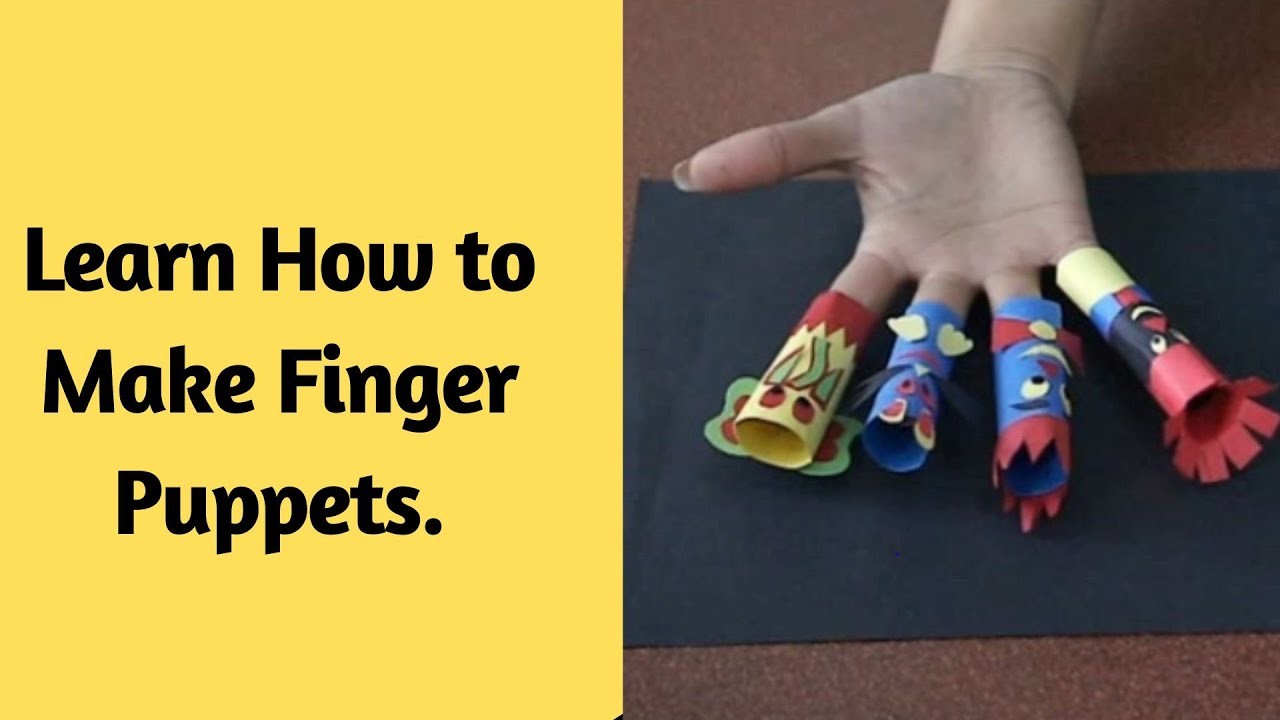 Learn How to Make Finger Puppets | Brainmate