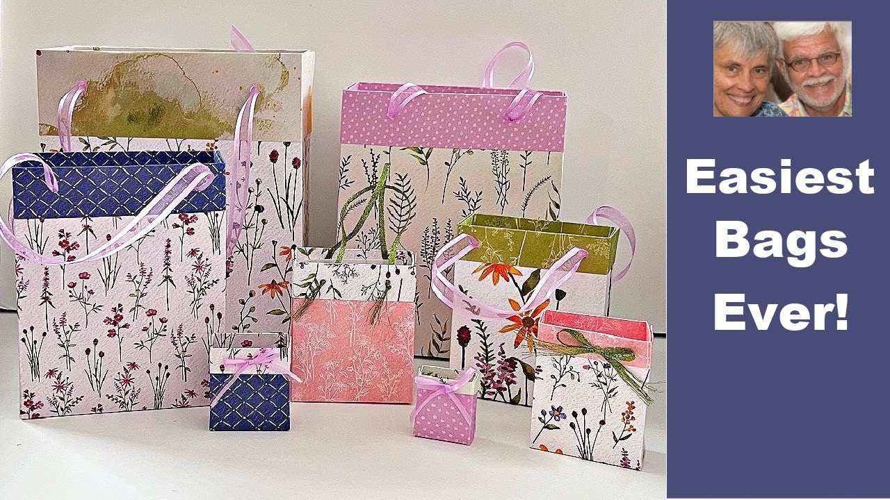 Make Your Own Paper Gift Bags in Many Sizes.Make It Special!