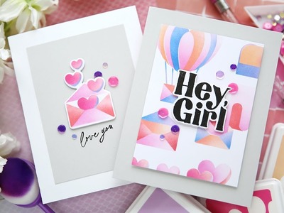 New ideas! Duo of Love Cards: Amore Laurafadora Card Making Series