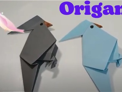Origami bird, origami bird easy