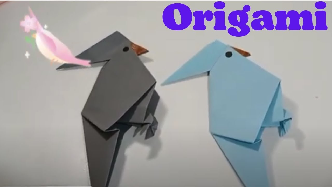 Origami bird, origami bird easy