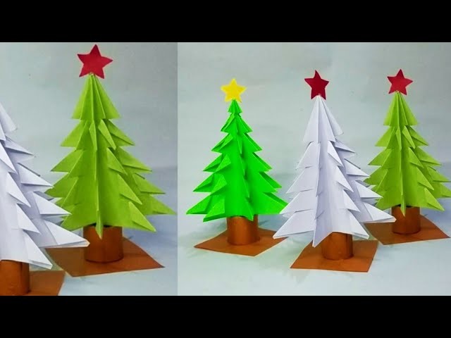 Origami christmas tree diy.making papper Christmas tree. kagaz se Christmas tree bnaye!