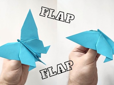 Origami FLAPPING BUTTERFLY | How to make a paper butterfly