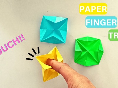 Origami Paper Finger Trap Toy | Easy Paper Toy | Craftboat
