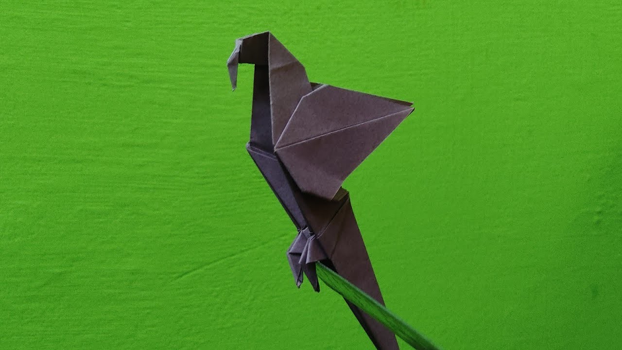 Origami Paper Parrot | How to make paper bird