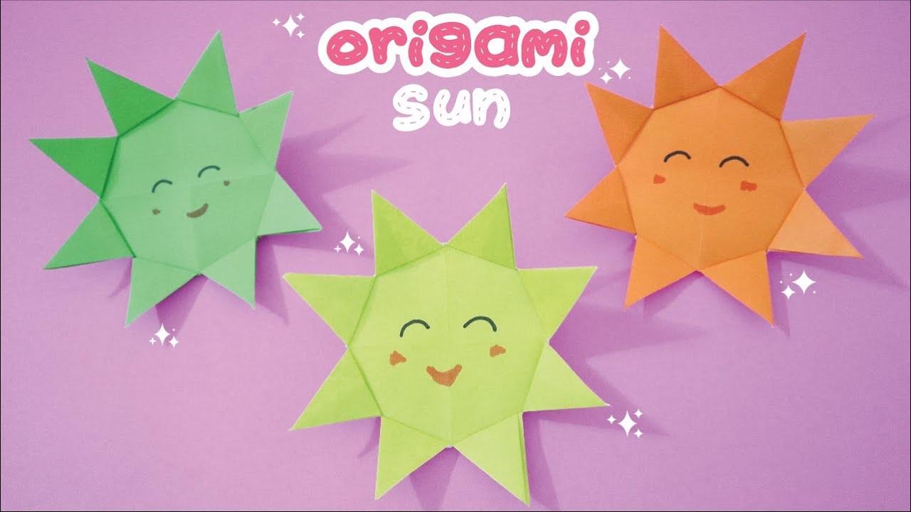 Origami Sun Step by Step Easy Instructions