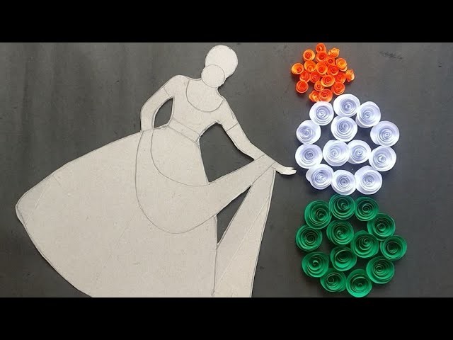 Republic day Doll craft.January 26 craft idea.Cardboard craft Home making doll