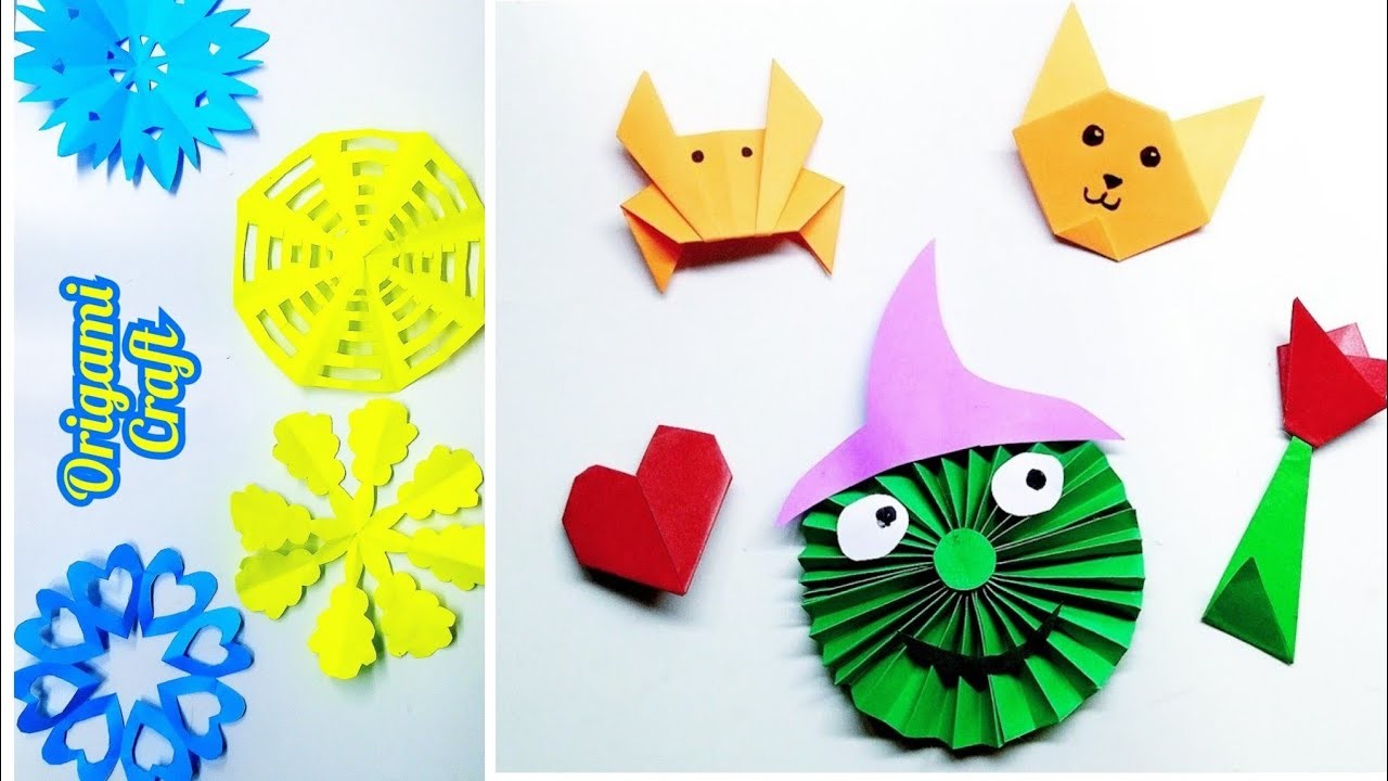 Top 10 easy paper making craft for kids paper origami kids craft 5 min craft