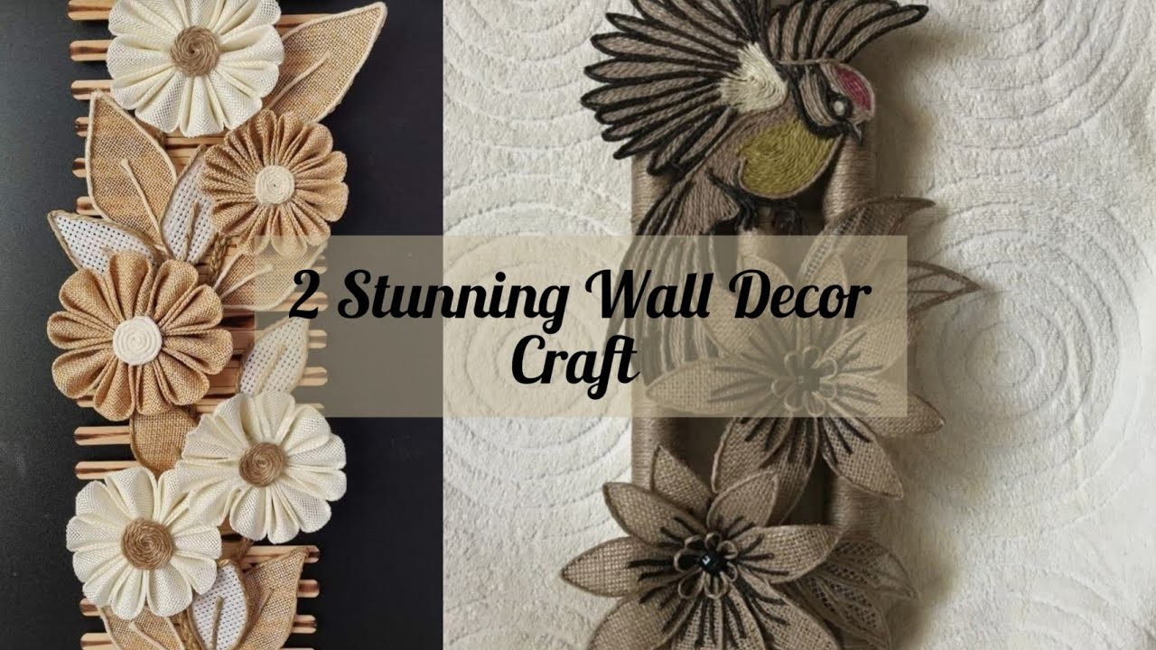 2 Beautiful Wall Hanging ideas||Unique Ideas by Hidden Craft ZM||best reuse of waste material|DIY