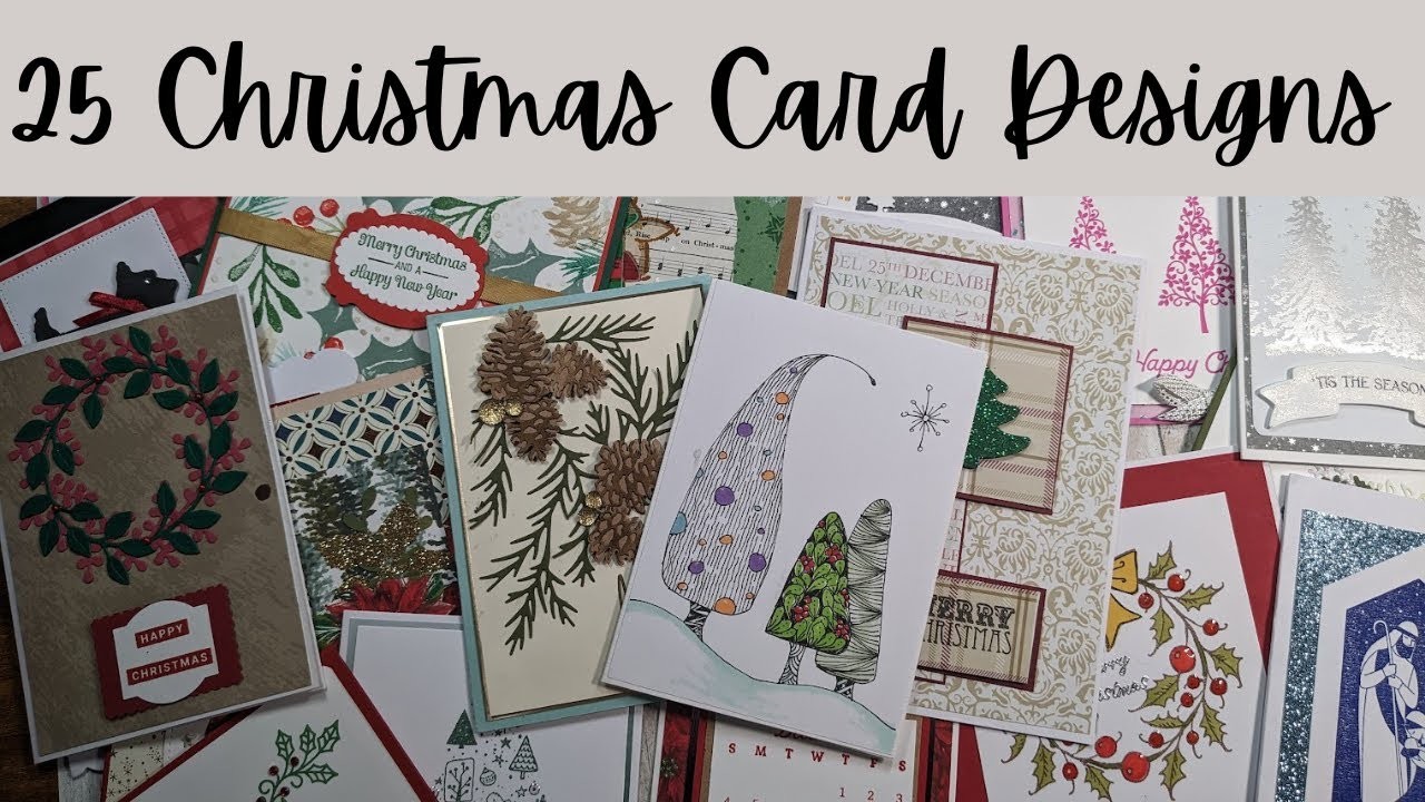 25 Handmade Christmas Cards for your inspiration.