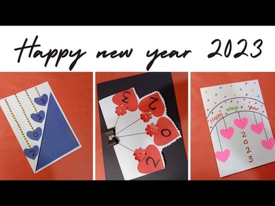 3 unique and beautiful handmade card ideas.gift idea.Happy New Year 2023 #diy