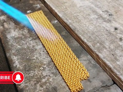 8 Design Bracelet Making | How to make a gold bracelet