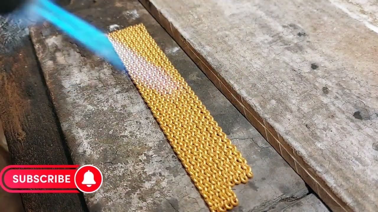 8 Design Bracelet Making | How to make a gold bracelet