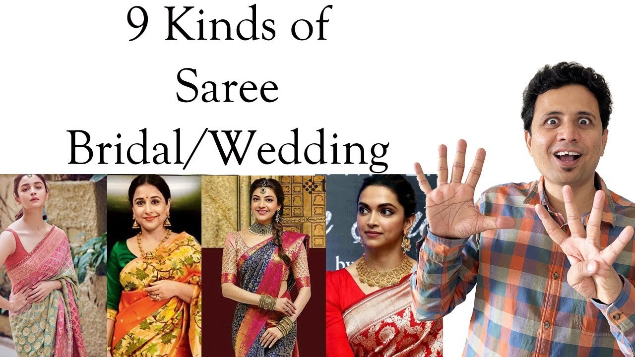 9 Type of Indian Saree for Brides & Wedding | Dazzles Jewellery