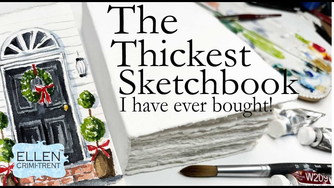 Check out this handmade watercolor  paper sketchbook !
