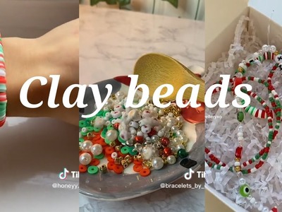 Clay beads compilation Christmas edition.⛄???? ❄