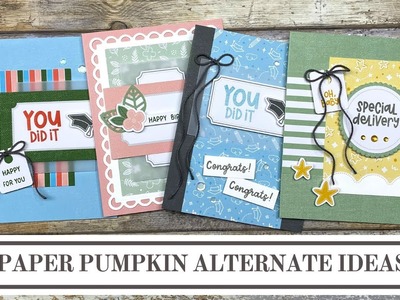 December 2022 Paper Pumpkin Kit - Alternate Card Ideas