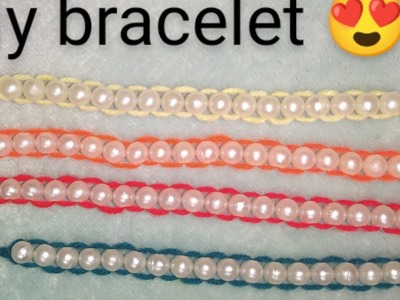 Diy bracelet| how to make bracelet|handmade bracelet| thread bracelet #diy #bracelet #friendshipband