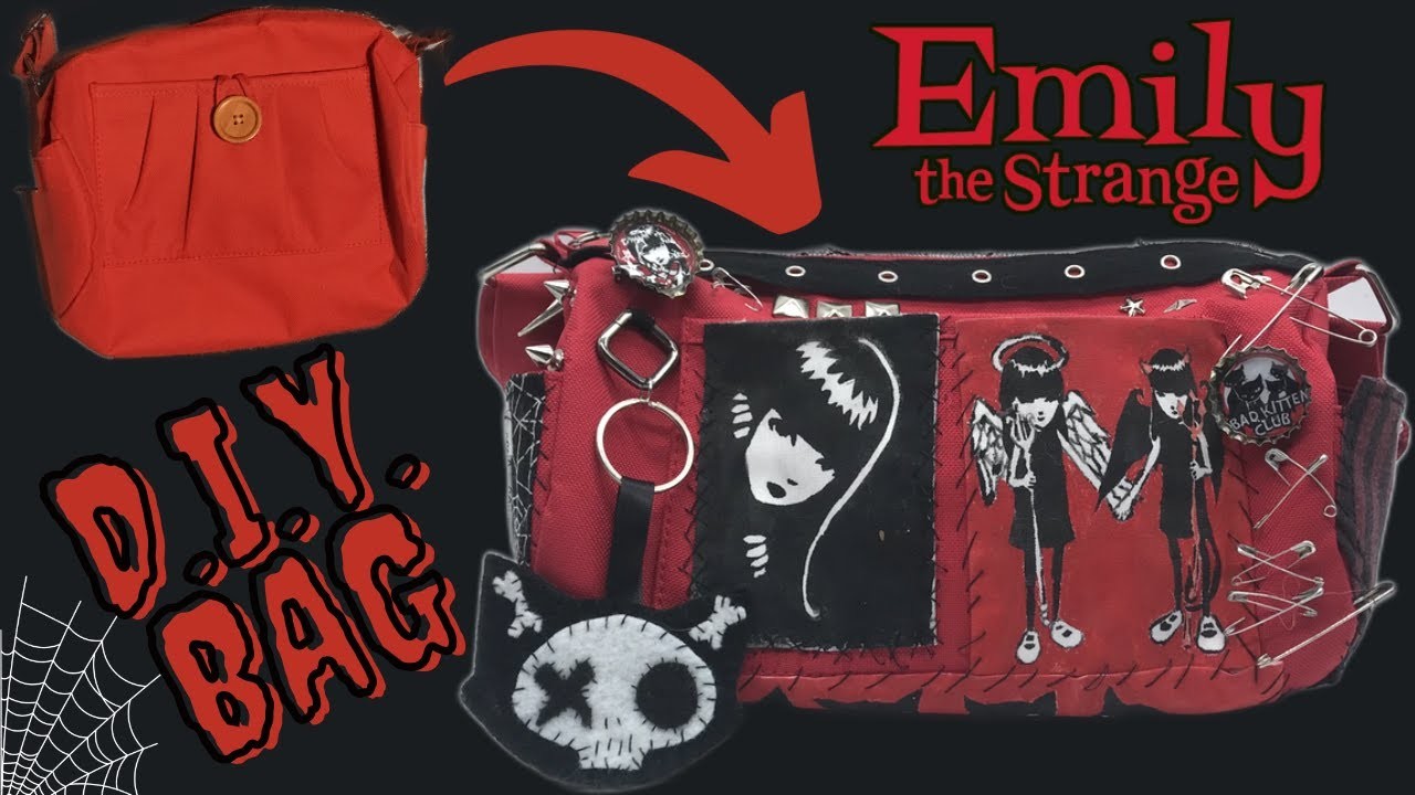 DIY Gothic.Alt.Punk Purse Customization